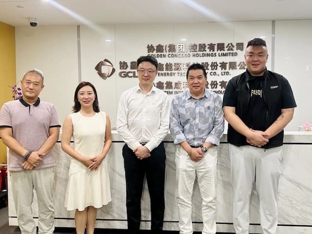 工作日志｜中国新加坡商会拜访协鑫集团 共探绿色能源合作新机遇